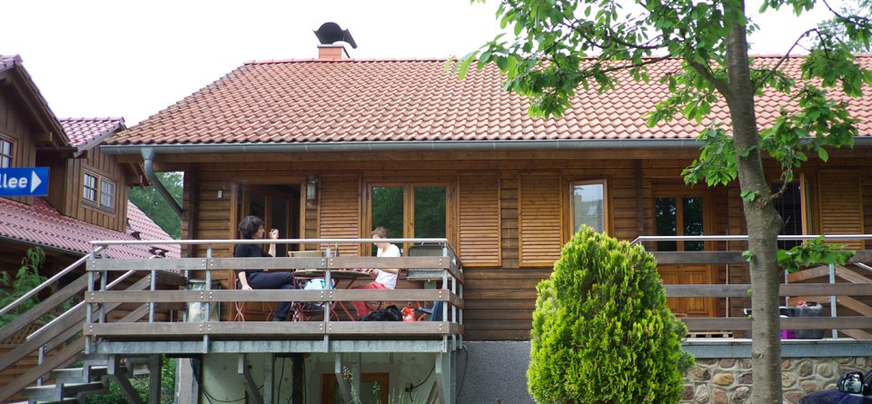 Zicht op het balkon, © F. Krull Zicht op het balkon, © F. Krull