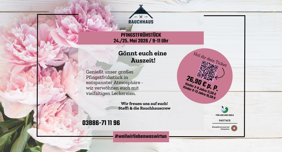 Whitsun breakfast at the Rauchhaus M&ouml;llin // &copy; Rauchhaus M&ouml;llin
