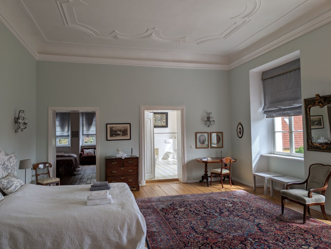 Herrschaftliche wohnen im Schloss Runpshagen // © Gutshaus Rumpshagen / Ernst von Bismarck Herrschaftliche wohnen im Schloss Runpshagen // © Gutshaus Rumpshagen / Ernst von Bismarck
