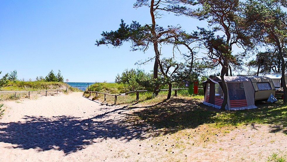 Staanplaatsen direct aan zee, © Stefan Burkhardt