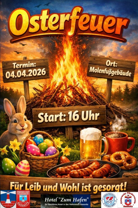 Easter bonfire, &copy; Stadt Sassnitz