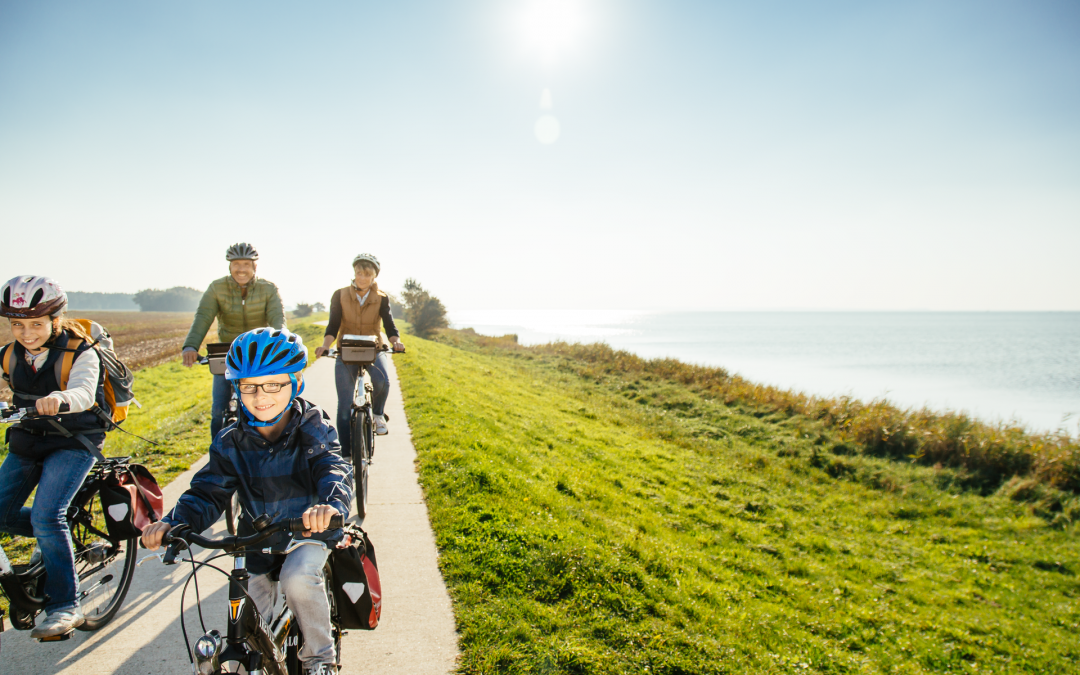 Fietstocht met het gezin op het eiland Ummanz, © TMV/Roth