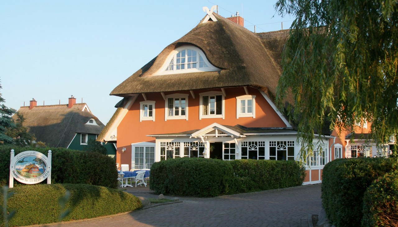 Landhaus Morgensünn - Hoofdgebouw met receptie, © Hagen Hansen Landhaus Morgensünn - Hoofdgebouw met receptie, © Hagen Hansen