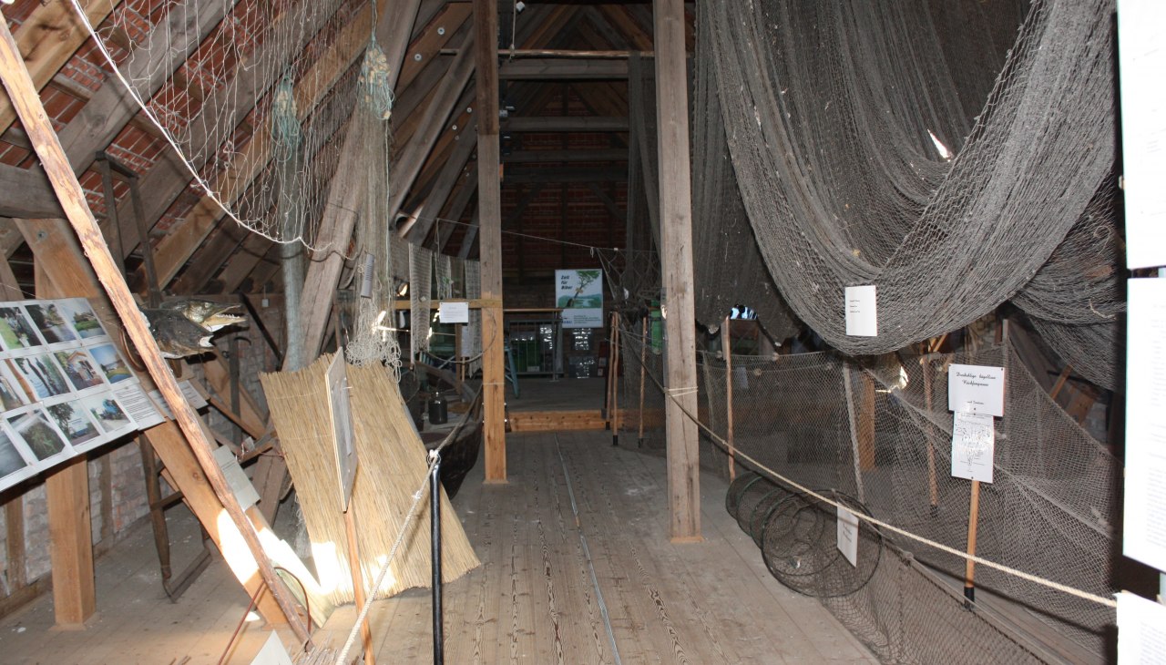 Fishing exhibition, © Amt Mecklenburgische Kleinseenplatte