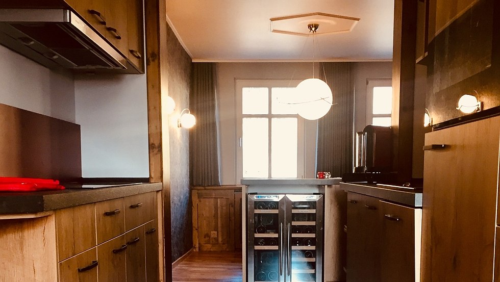 Kitchen with wine (mini) bar, © Astrid Stump Kitchen with wine (mini) bar, © Astrid Stump