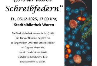 © Stadtbibliothek Waren (Müritz) © Stadtbibliothek Waren (Müritz)