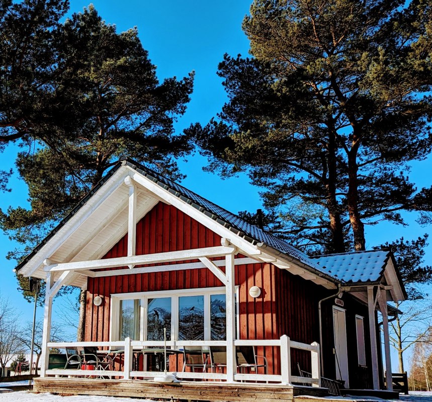 Sleep like in Sweden - with a view of the lake, of course! // &copy; Foto: Oliver Raatz