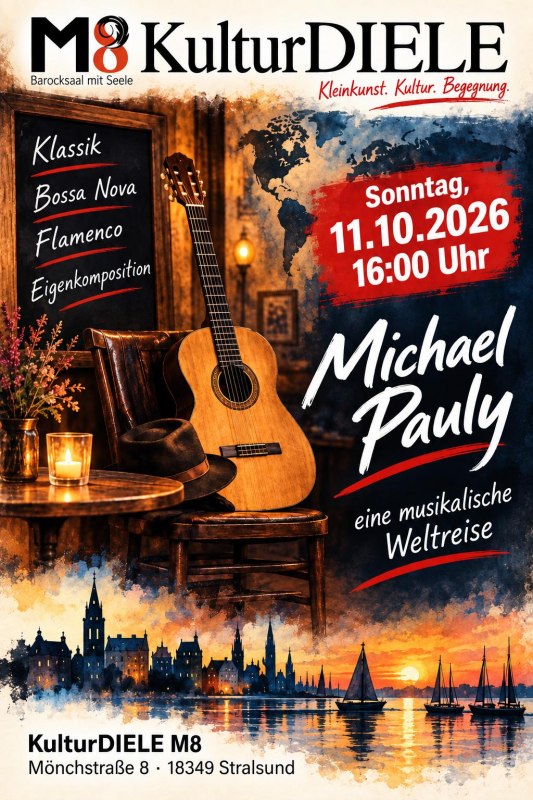 Michael Pauly op de klassieke gitaar // © Michael Pauly Michael Pauly op de klassieke gitaar // © Michael Pauly