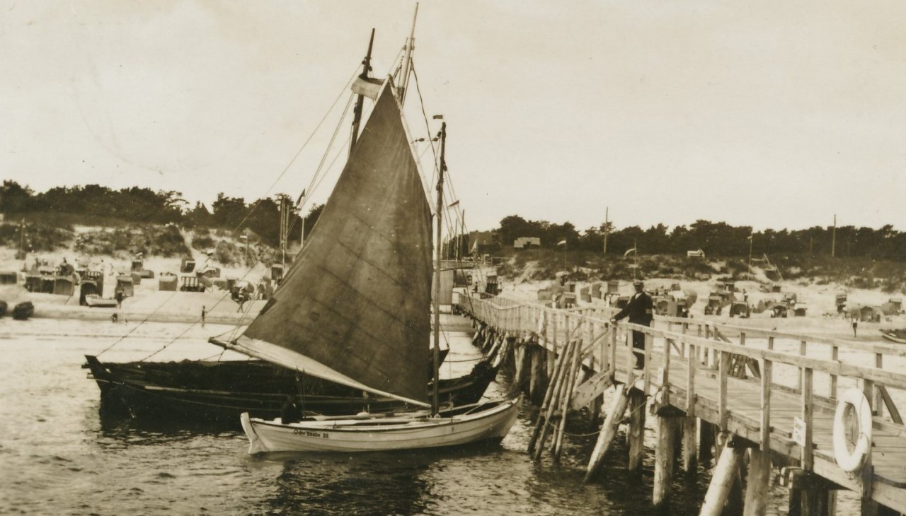 historisch_Seebrücke_um 1923_Baabe MMG, © MMG