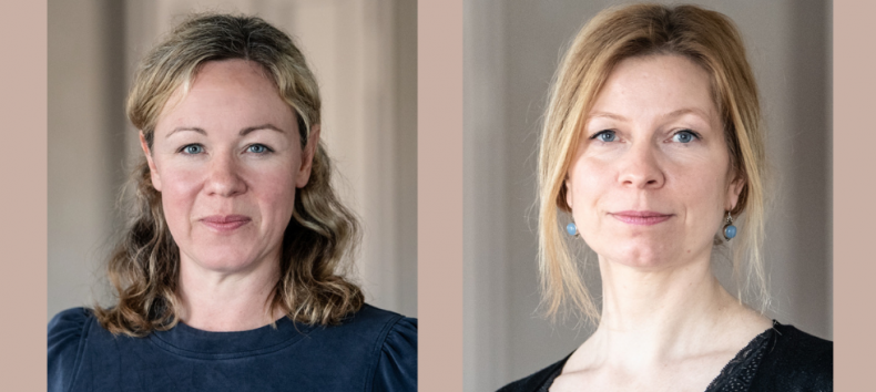 Portraits of music dramaturge Stephanie Langenberg and theater pedagogue Judith Pritzkat // &copy; Peter van Heesen