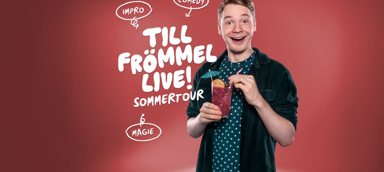 Till Frömmel live! Impro-Comedy & Magie - Zomertournee // © Till Frömmel (bereitgestellt) Till Frömmel live! Impro-Comedy & Magie - Zomertournee // © Till Frömmel (bereitgestellt)