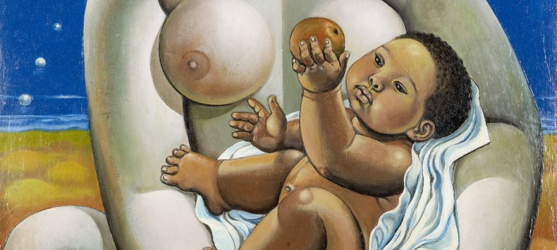 Susanne Kandt-Horn, Charitas, 1972 Oel auf Hartfaser, 80x60cm, Brandenburgisches Landesmuseum fuer moderne Kunst, Foto: Ludwig Rauch // © Ludwig Rauch Susanne Kandt-Horn, Charitas, 1972 Oel auf Hartfaser, 80x60cm, Brandenburgisches Landesmuseum fuer moderne Kunst, Foto: Ludwig Rauch // © Ludwig Rauch