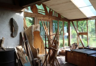 Wood sculptor Christina Rode, © Silke Voss Wood sculptor Christina Rode, © Silke Voss