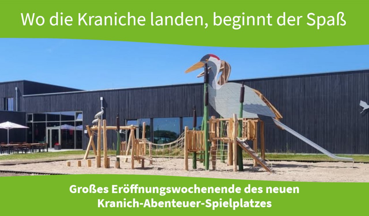 Opening of the Crane Playground // &copy; Kranichwelten