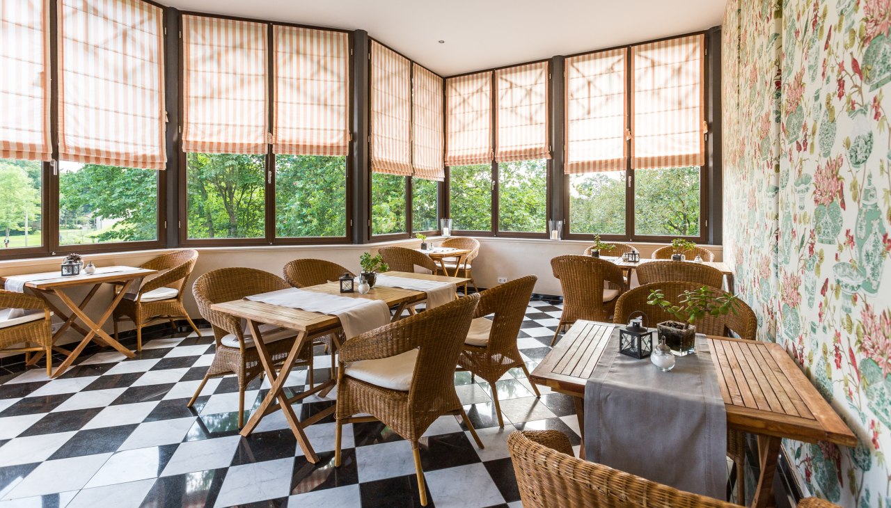 Wintertuin bij kasteel Gamehl, © Schloss Gamehl / DOMUSimages Alexander Rudolph