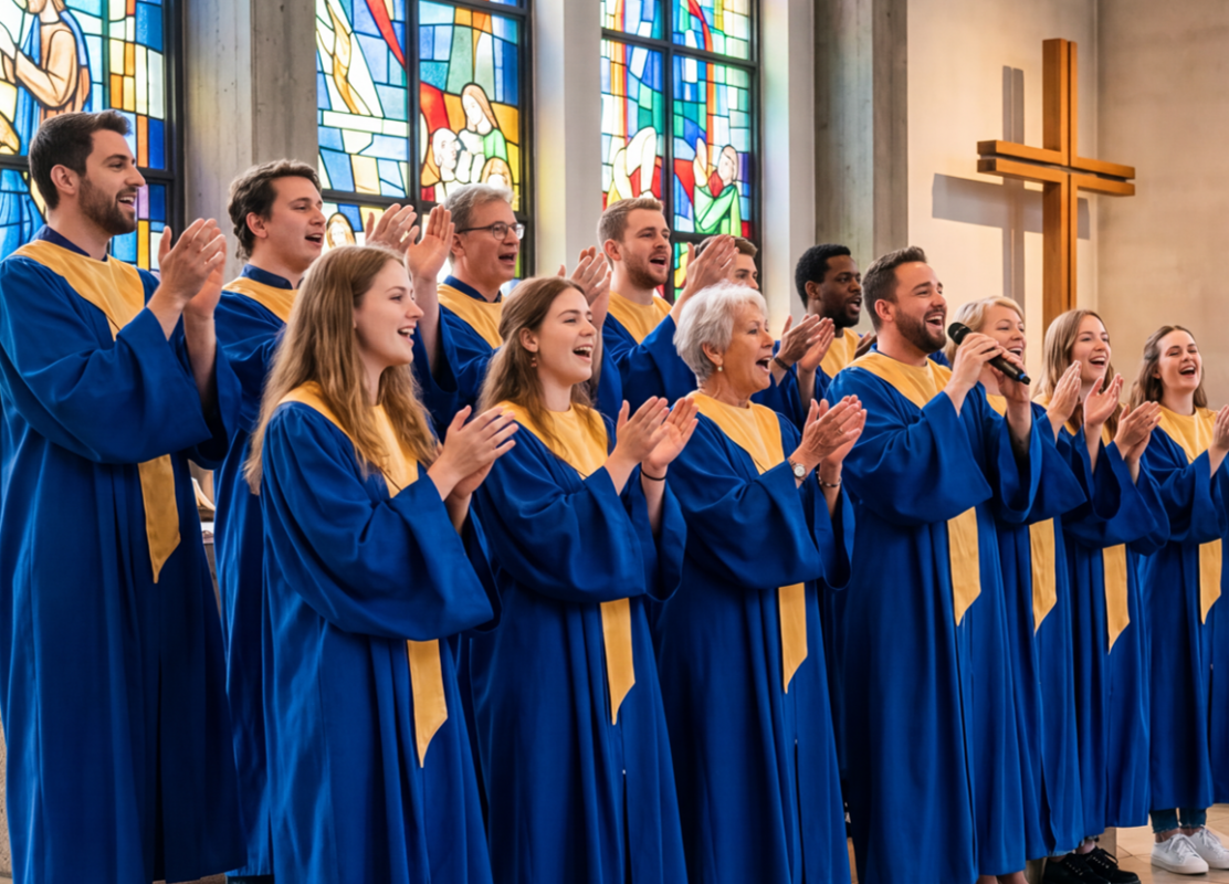 Gospelkoor zingt // © Rhea Böhme Gospelkoor zingt // © Rhea Böhme