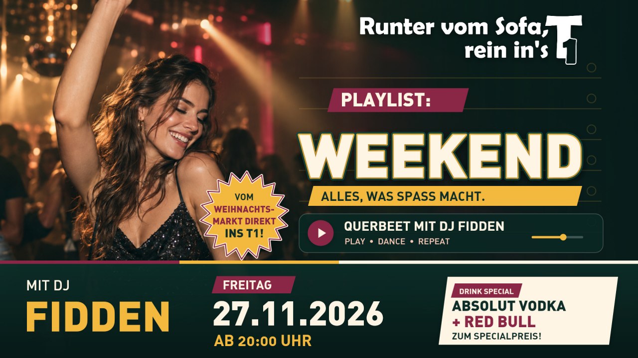 PLAYLIST: WEEKEND // © Werbezentrum MV PLAYLIST: WEEKEND // © Werbezentrum MV