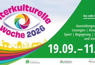 Interkulturelle Woche 2026
Titelmotiv // © Vier-Tore-Stadt NB Interkulturelle Woche 2026
Titelmotiv // © Vier-Tore-Stadt NB