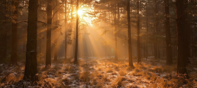 Winter forest, &copy; KI-generiert