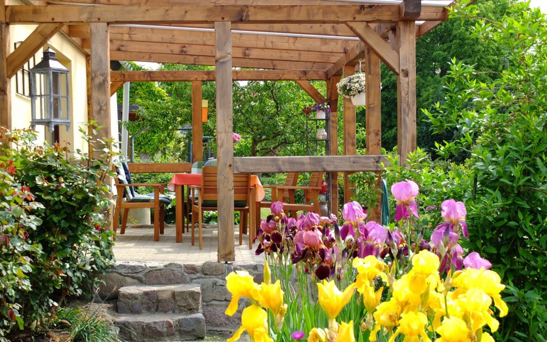 The terrace of the cottage, © Birgit Göde