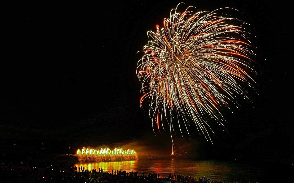 Festiwal fajerwerk&oacute;w na molo, &copy; Bernd K&uuml;hn