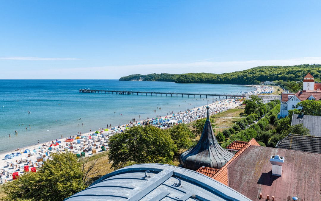 Uitzicht op de pier in de kustplaats Binz, © TMV/Tiemann