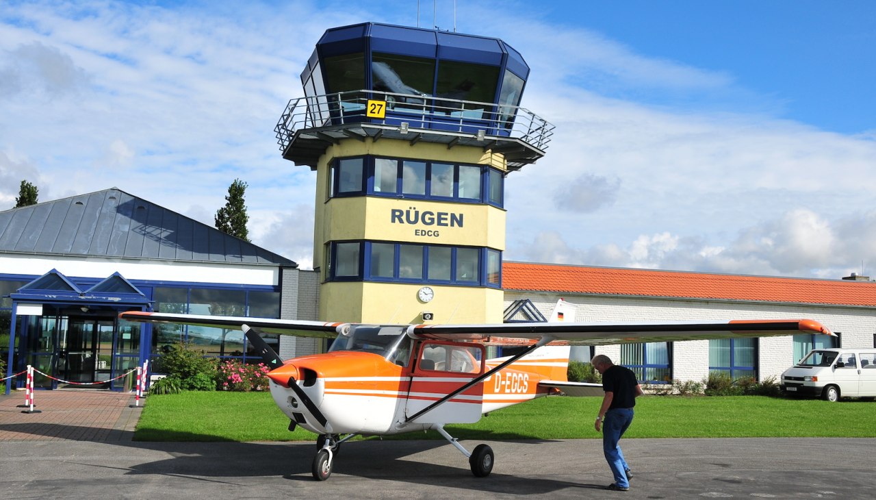 Gu?ttin Tower Airfield, © Tourismuszentrale Rügen