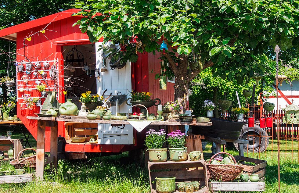 Plantenmarkt, &copy; Freilichtmuseum Klockenhagen