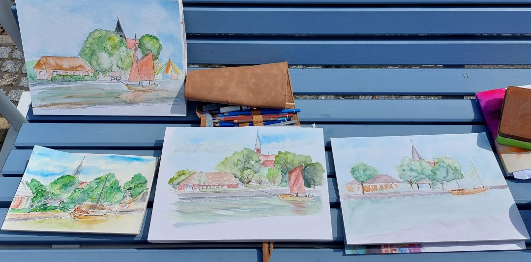 Zdjęcia uczestnik&oacute;w malowania, &copy; Hafensituation