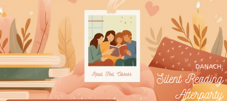 ein orangefarbenes Plakat mit den Informationen zum BookTok-Treffen // © Stadtbibliothek Stralsund mit KI ein orangefarbenes Plakat mit den Informationen zum BookTok-Treffen // © Stadtbibliothek Stralsund mit KI