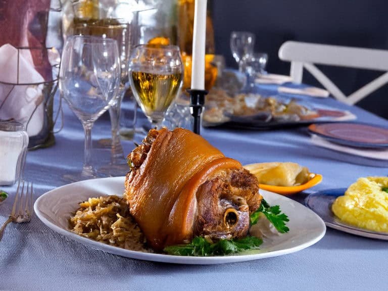 Knuckle of pork, © WEISSE FLOTTE Fahrgastschiffahrt Schwerin GmbH