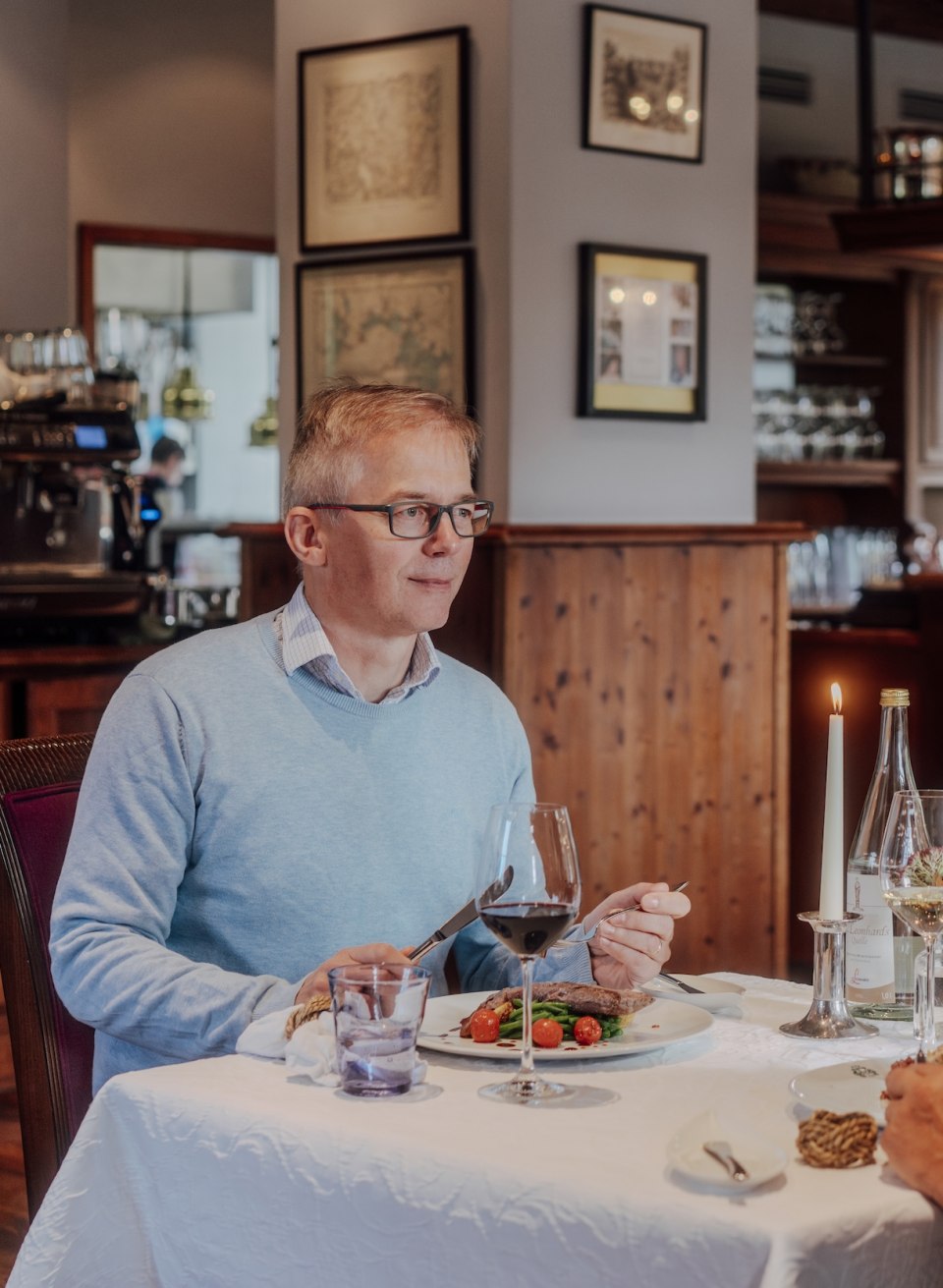 Romantisch diner voor twee in het landhuis van Ludorf met wild en vis. // © MV-T/Petermann Romantisch diner voor twee in het landhuis van Ludorf met wild en vis. // © MV-T/Petermann
