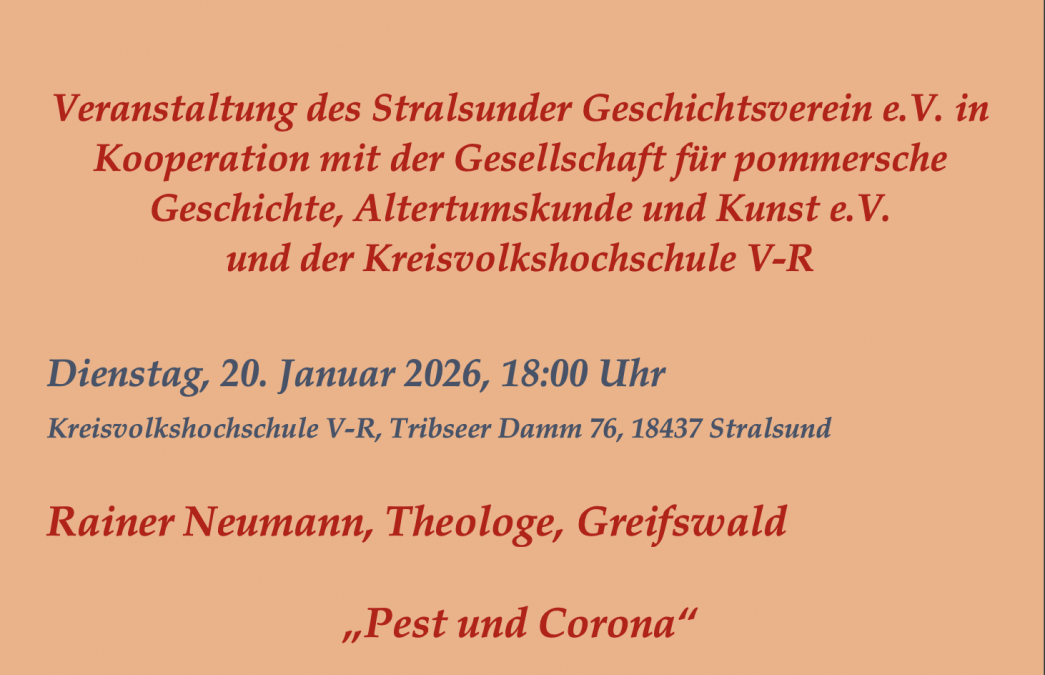 Tytuł wydarzenia, © Stralsunder Geschichtsverein e.V. Tytuł wydarzenia, © Stralsunder Geschichtsverein e.V.