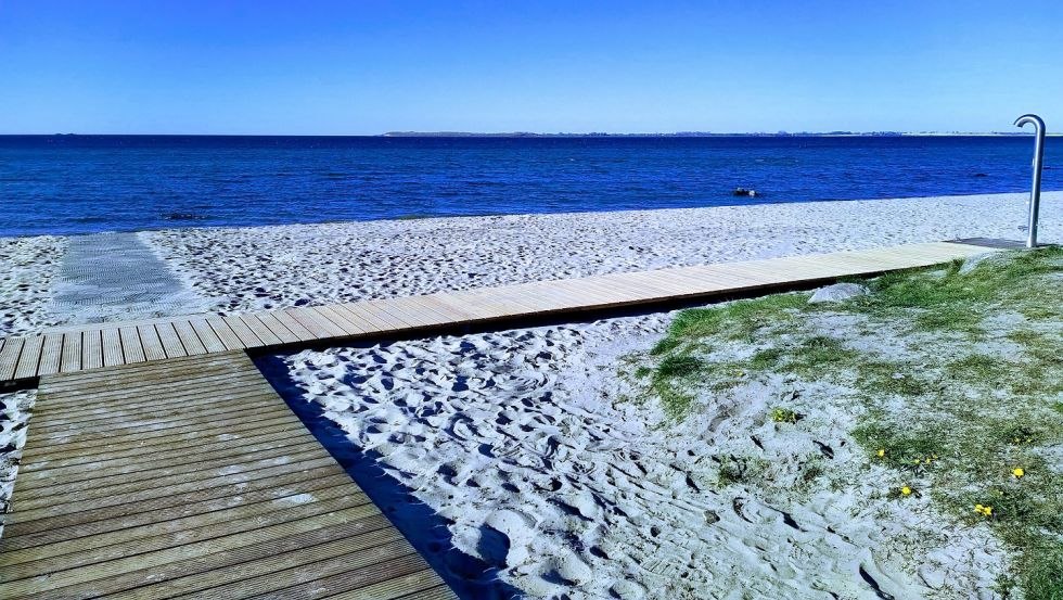 Drempelvrije toegang tot het strand in Zierow, © S. Stöckmann