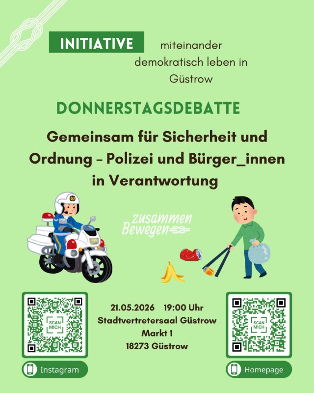 &copy; Initiative miteinander demokratisch leben in G&uuml;strow
