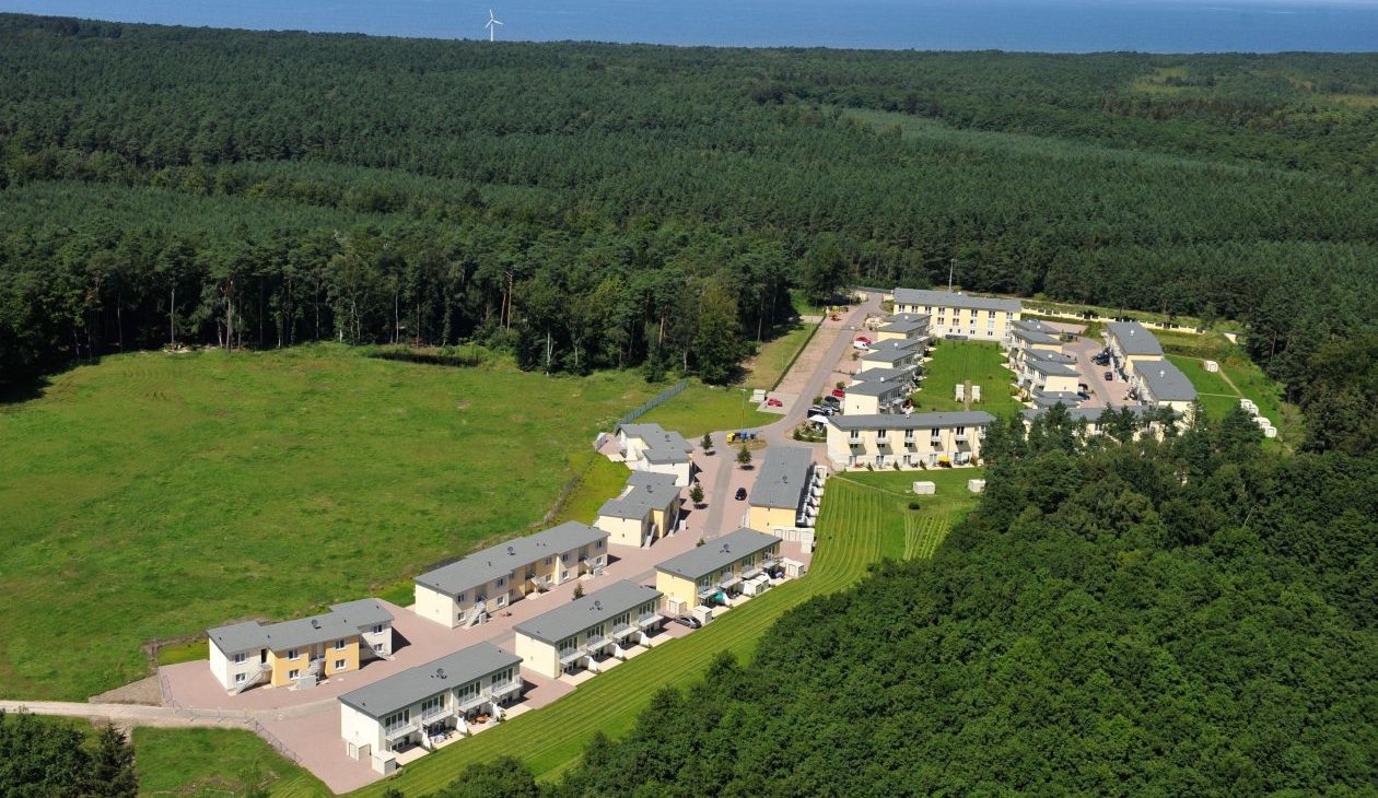 Widok z lotu ptaka na park wakacyjny Hawo, © Hawo-Ferienwohnpark Widok z lotu ptaka na park wakacyjny Hawo, © Hawo-Ferienwohnpark