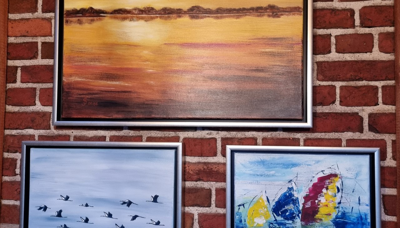 Malarstwo Julia Seemann, © Südliche Boddenküste Malarstwo Julia Seemann, © Südliche Boddenküste