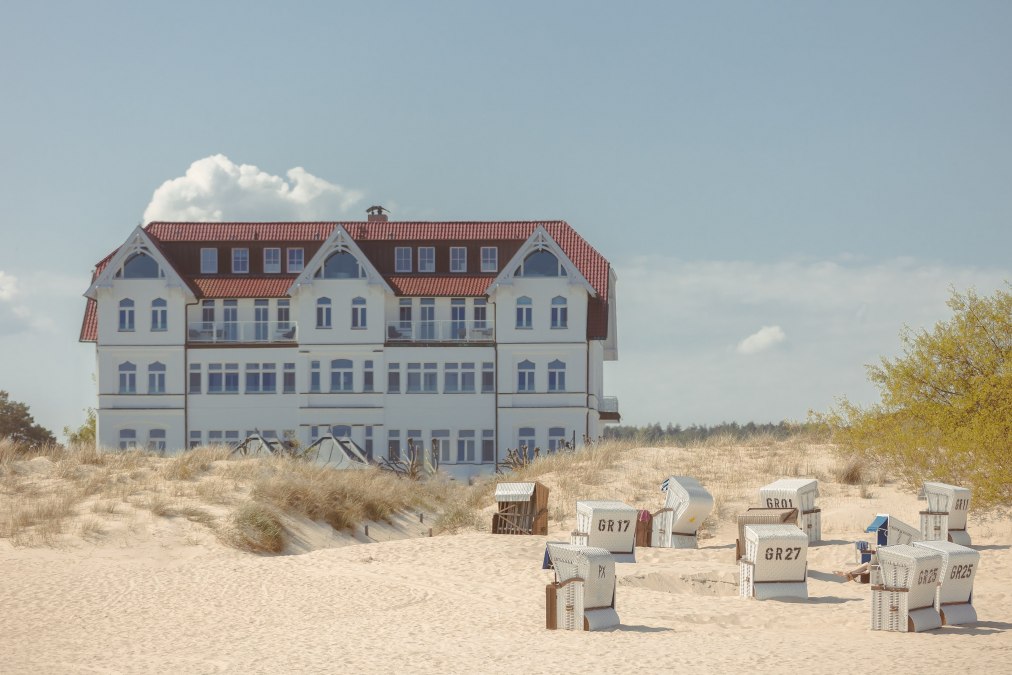 Strandhotel Ostende przy promenadzie Ahlbeck, © Strandhotel Ostende