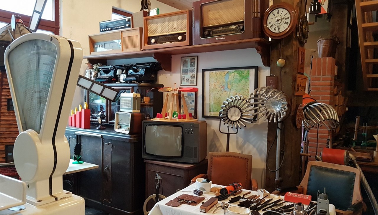 Museum of local history Crivitz - barber shop, © Fotos: Lewitz e.V.