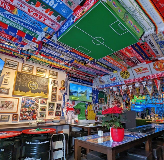 The sports bar offers plenty of potential for guesswork and discussion, © Sportsbar Allstars The sports bar offers plenty of potential for guesswork and discussion, © Sportsbar Allstars