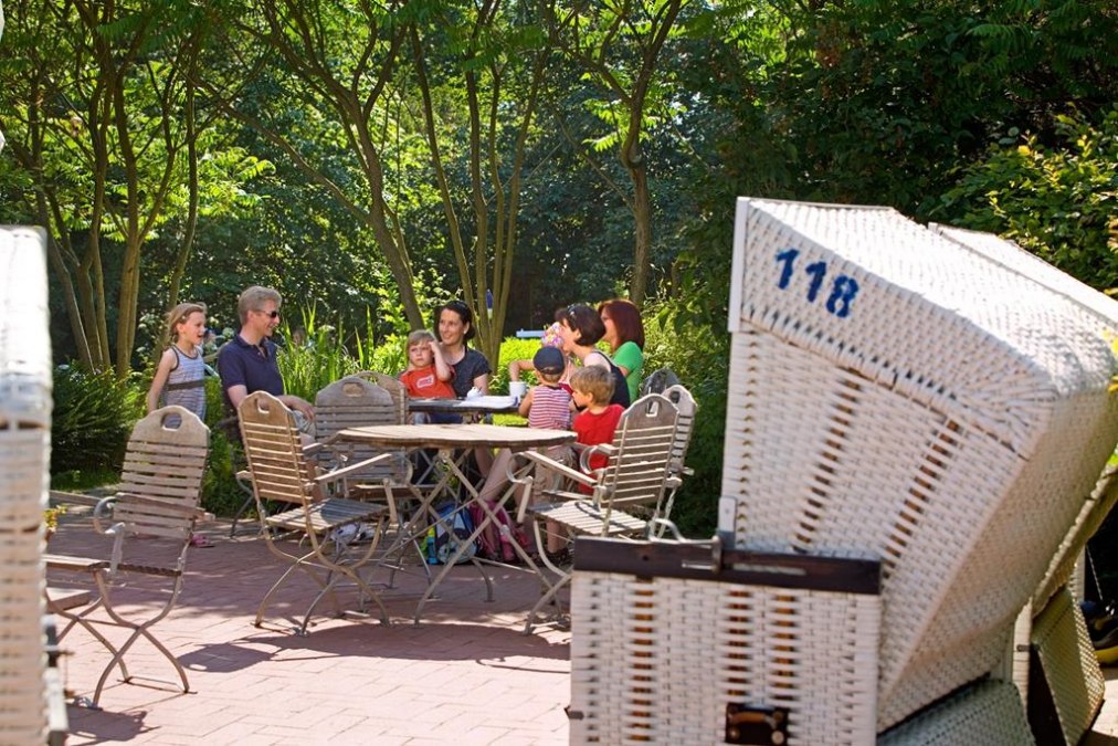 Na hotelowym tarasie, © Landhaus Immenbarg