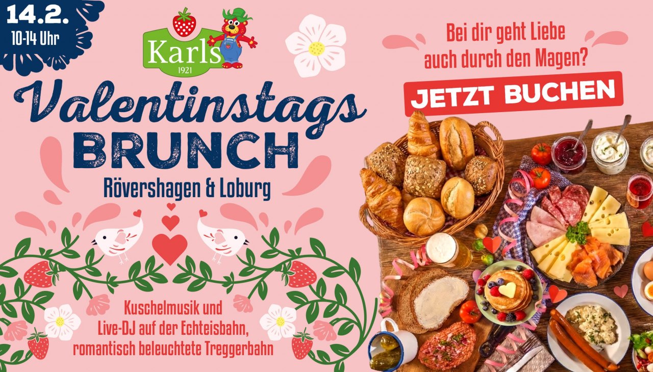Valentine's Day brunch, &copy; Karls Markt OHG