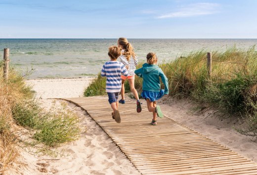 Toegang tot verharde stranden is een belangrijke factor voor de toegankelijkheid van vakantieoorden., © TMV/Süß