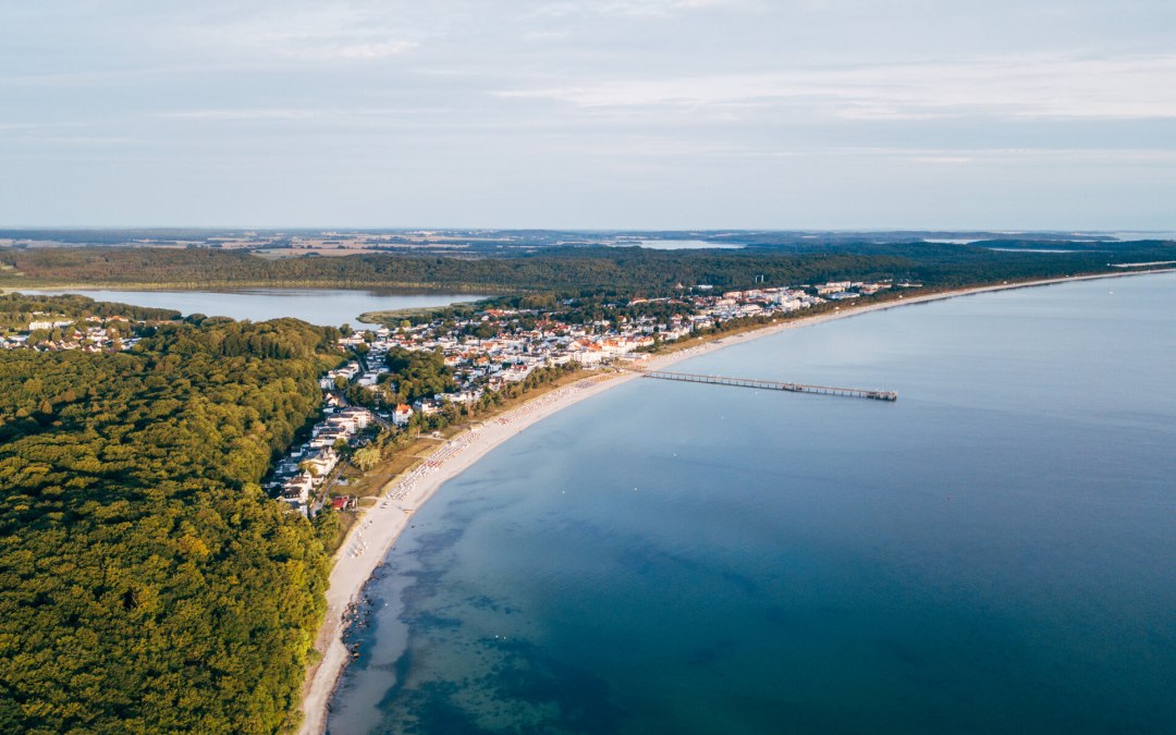 Luchtfoto van de kustplaats Binz, © TMV/Friedrich