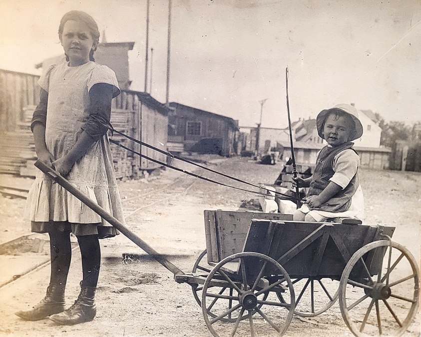 Hanna i Bernhard Awolin, przyrodni brat przed 1914 r., © Stadtmuseum Teterow