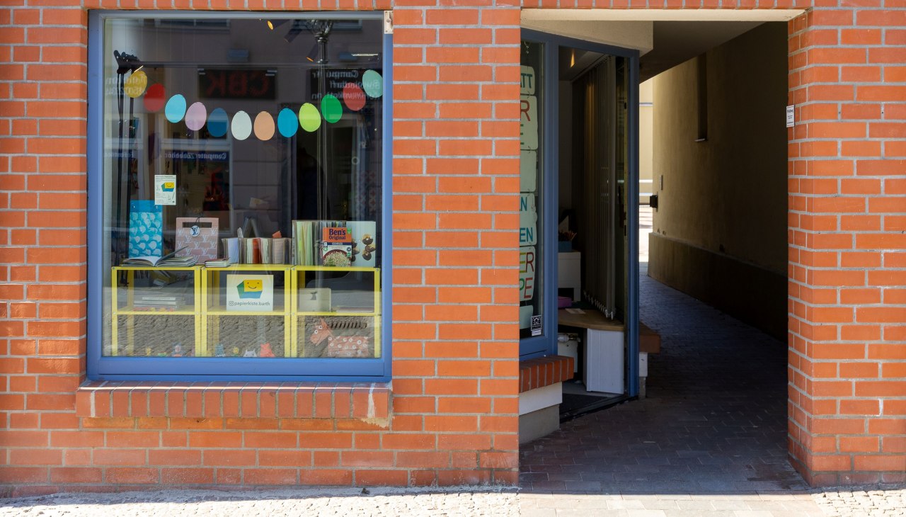 Papieren doos Barth, &copy; Stadt Barth