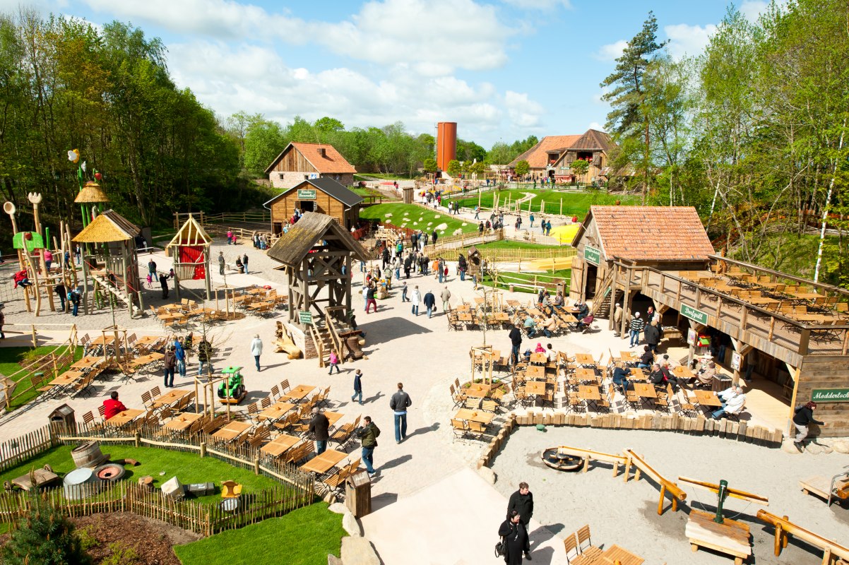 Uitzicht op het grote avonturendorp op Rügen // © Karls Erlebnis-Dorf Uitzicht op het grote avonturendorp op Rügen // © Karls Erlebnis-Dorf