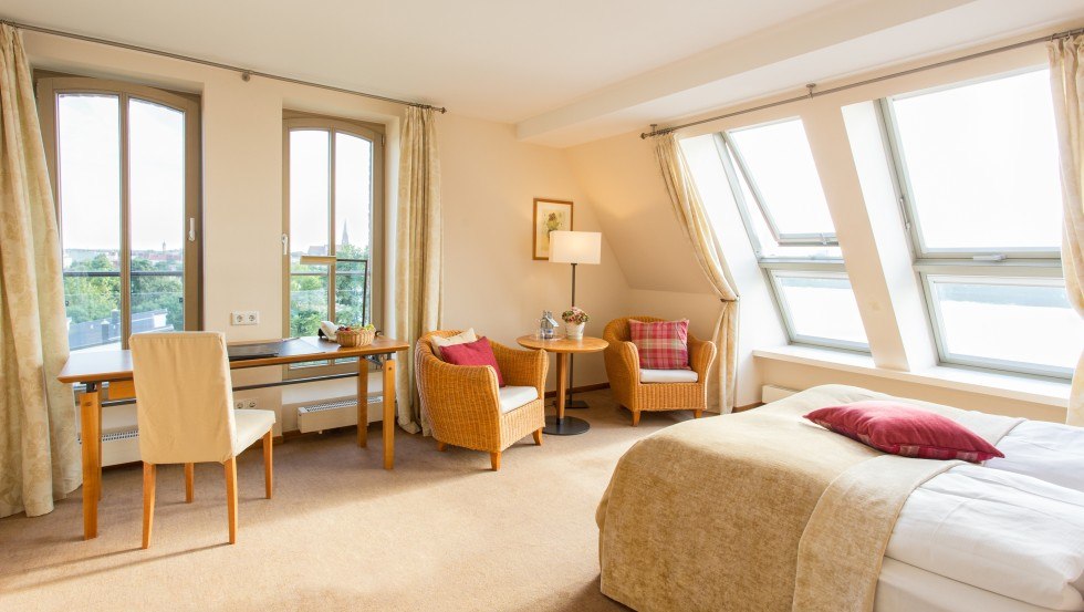 Rooms of the Hotel Speicher am Ziegelsee // © Hotel Speicher am Ziegelsee Rooms of the Hotel Speicher am Ziegelsee // © Hotel Speicher am Ziegelsee