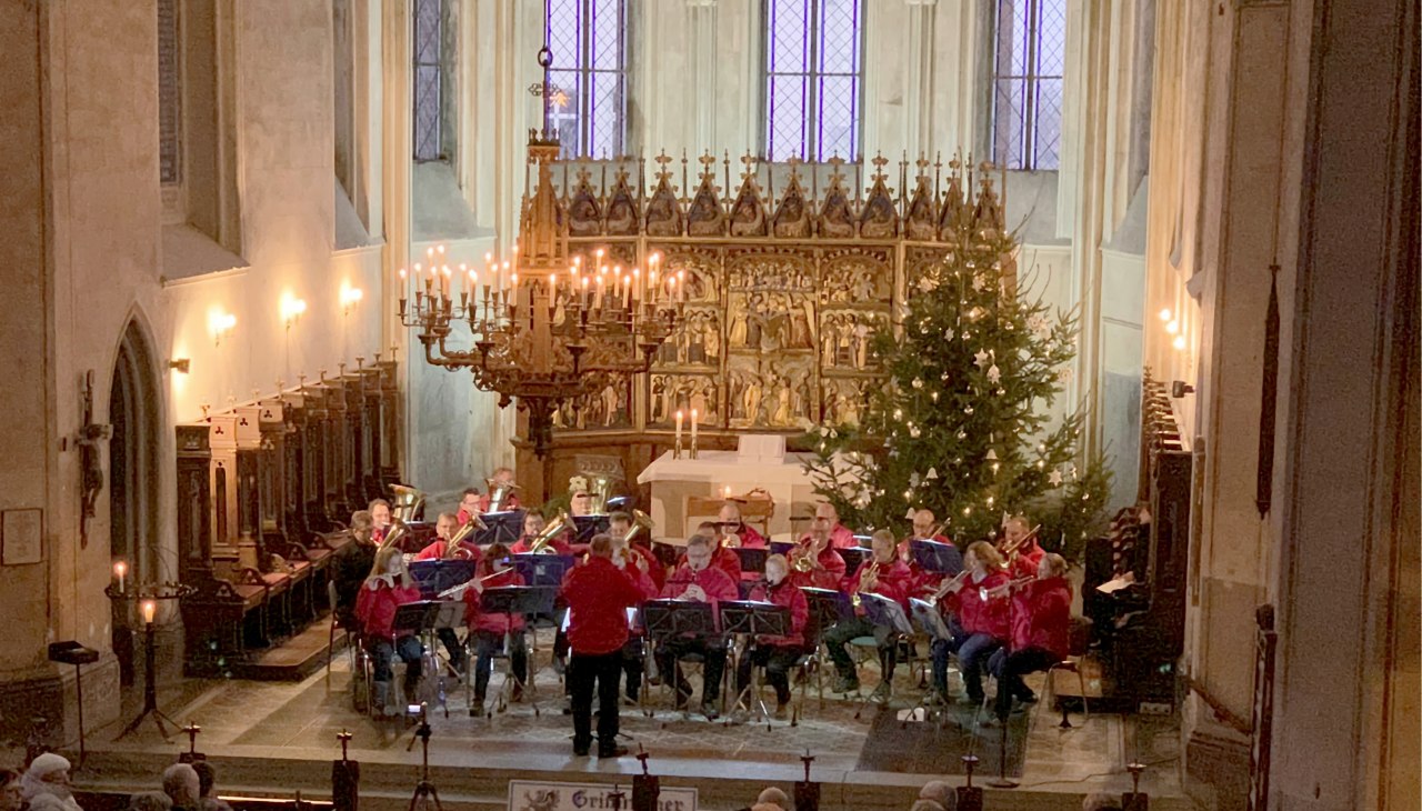 Grimmen brass band in St. Thomas Church in Tribsees, © Grimmener Blasmusik e.V.