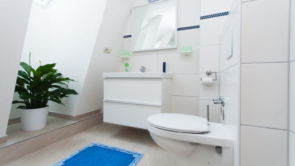 Bathroom in the resort, © Ferienanlage Dröse_P. Lipke
